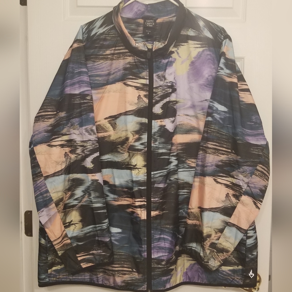 Sz 4 Torrid Happy Camper Active Zip Jacket